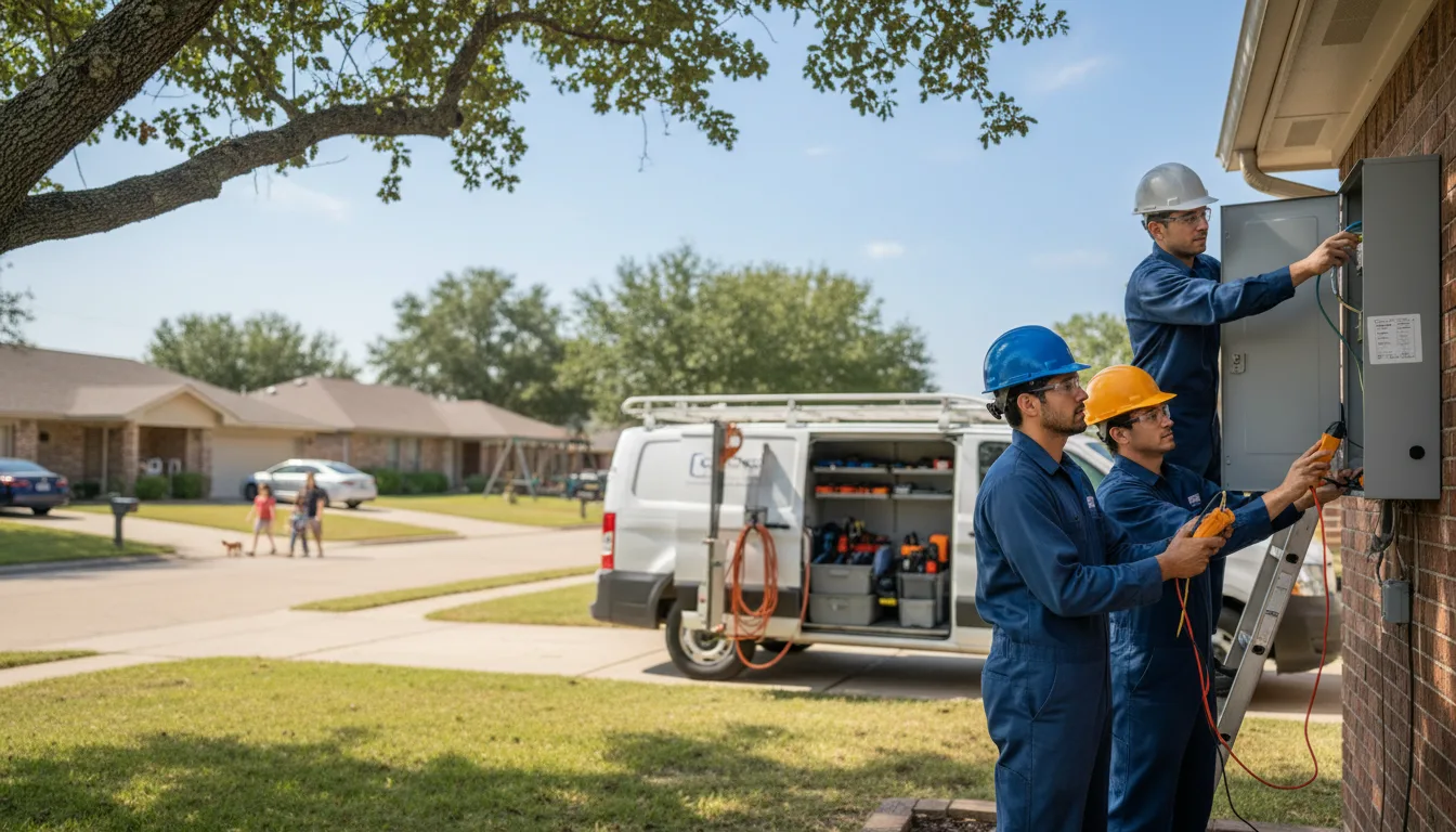 Certified electrician providing emergency electrical services in Roseland, NE